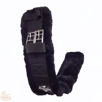 Prof. Choice | SMx Comfort Fit Dressage Girth w/ Lambskin | Black